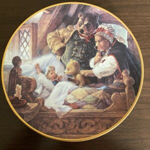 Goldilocks and the Three Bears Plate